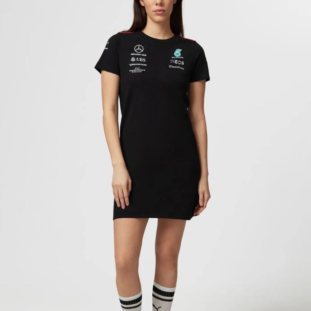 F1 Mercedes AMG Petronas team T shirt dress